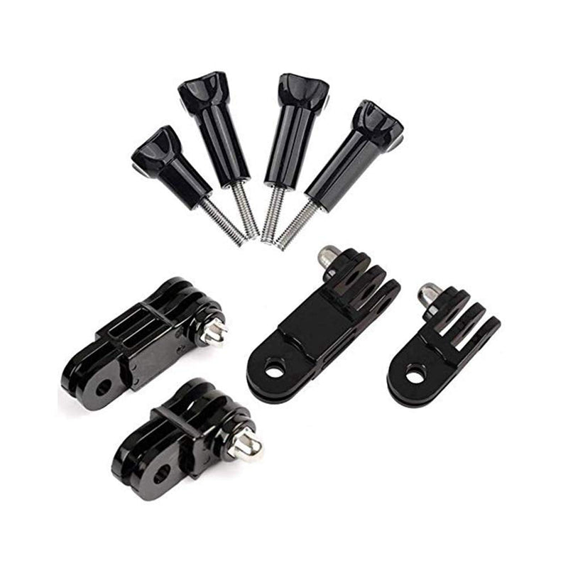 [AUSTRALIA] - 3-Way Adjustable Extension Pivot Arm Adapter Set- Long & Short Straight 35mm/50mm Same/Reverse Direction Joints Connector Convertor for GoPro Hero Series, SJCAM Series, Levin, DBPOWER, AKASO 