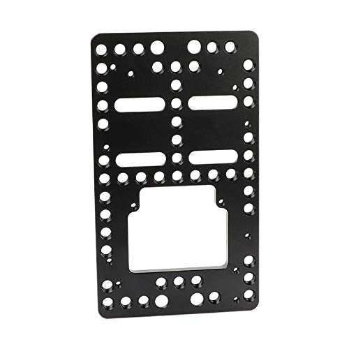 CAMVATE Aluminum Cheese Plate Battery Backboard Compatible with IDX P-V2 Quick Release V Mount Camera Plate - 2675