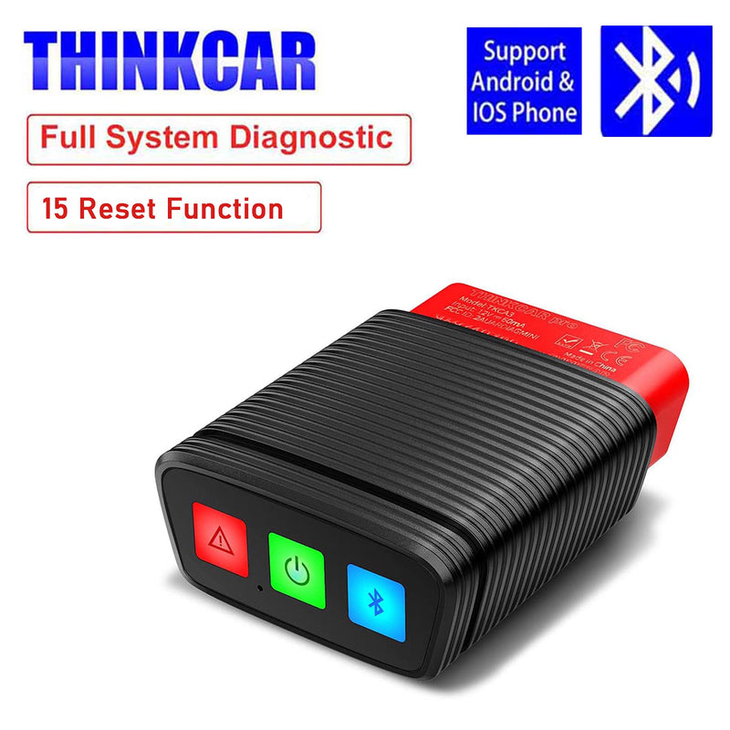 thinkcar Thinkcar Pro Bluetooth OBD2 Scanner Automotive for iOS & Android Car Diagnostic Code Reader Offer 5 Software One size black