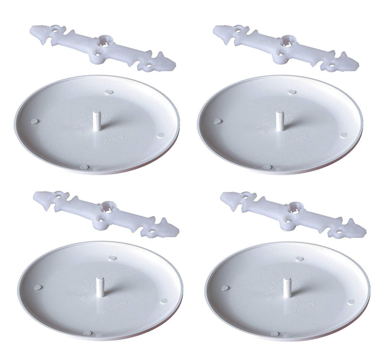 Arlington Industries CP3540-2PK Wall Plates, 2-Pack, White (4-Pack) 4 Pack