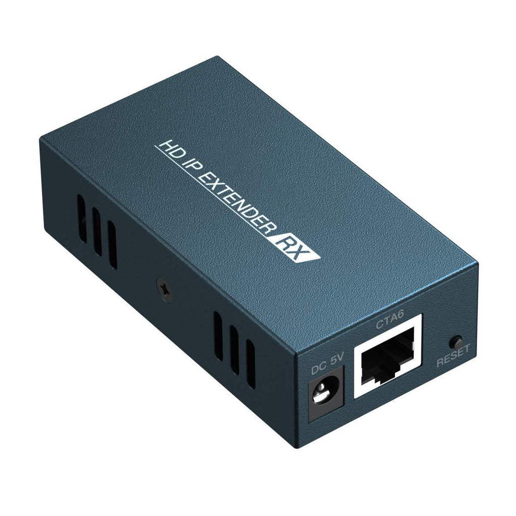 HDMI Extender Receiver One-to-Many Over IP/TCP 500ft/150m, Over Cat5e/6/7, Transmission Over The Ethernet Switch, Full HD 1080P@60Hz Video