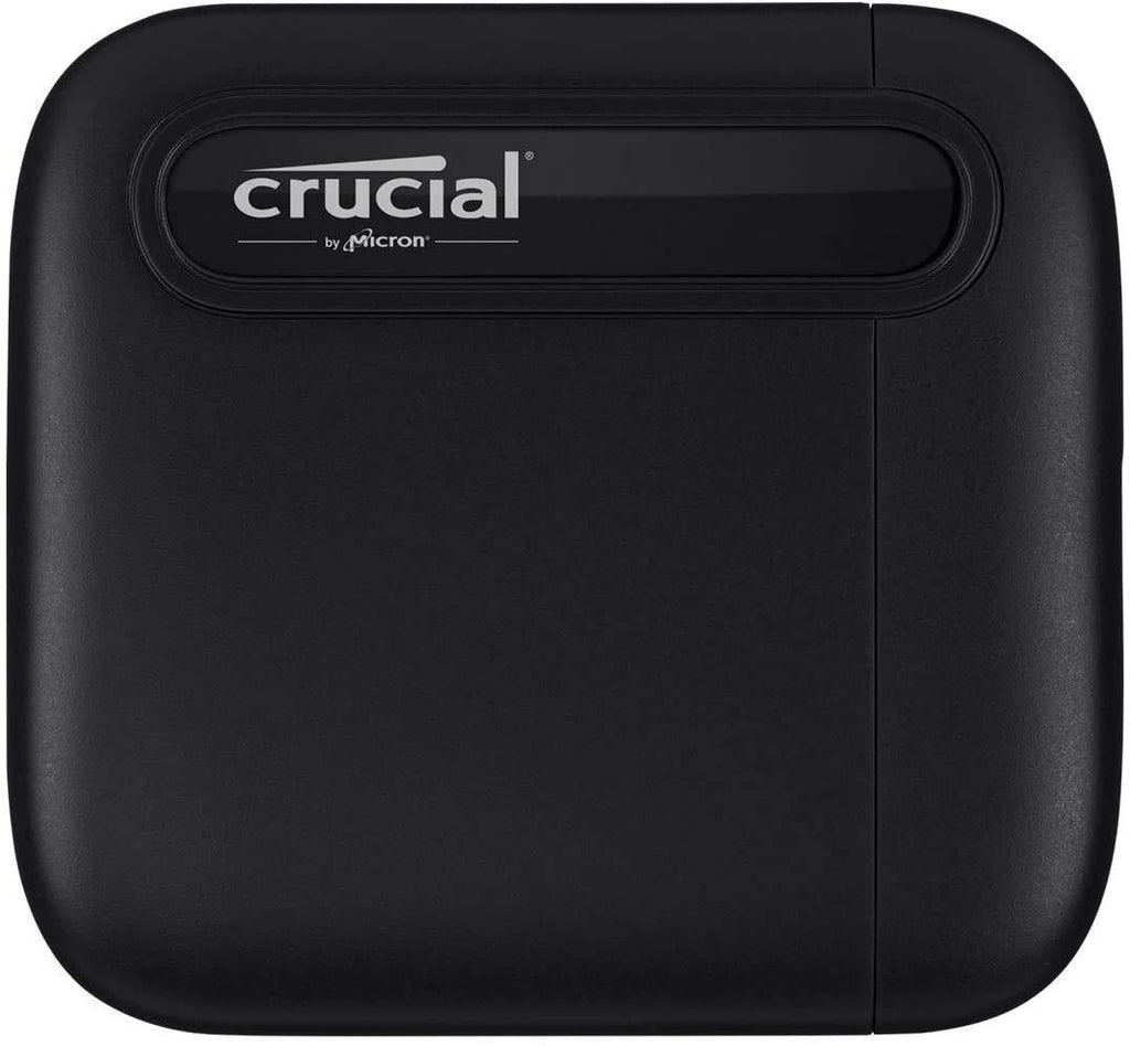 Crucial X6 500GB Portable SSD – Up to 540MB/s – USB 3.2 – External Solid State Drive, USB-C - CT500X6SSD9 X6 USB-C Portable SSD