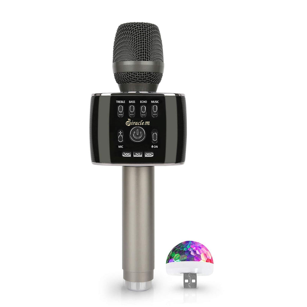M75 - Karaoke Microphone, Bluetooth Microphone Wireless, with 2.1 Channel Dual Speaker, Portable Handheld MIC & Speaker, Microphone for Singing