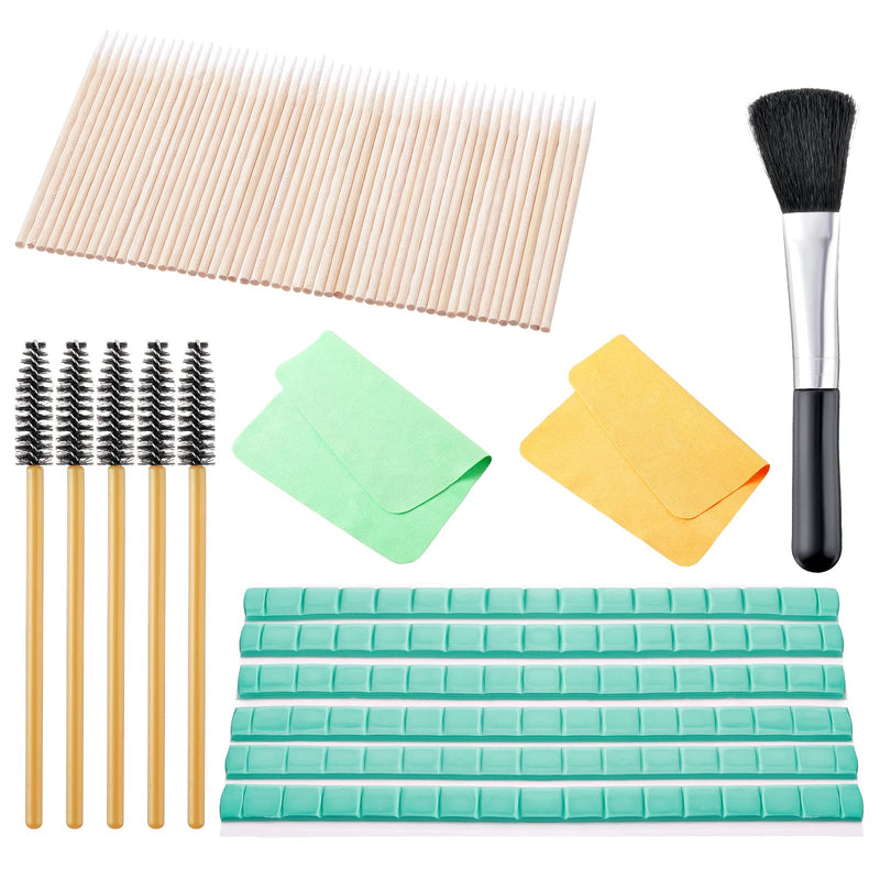 148 Pieces Phone Cleaner Kit for Port Headphones Cellphone Include Cleaning Putty Cleaning Brushes Soft Brush Microfiber Cleaning Cloth Swab