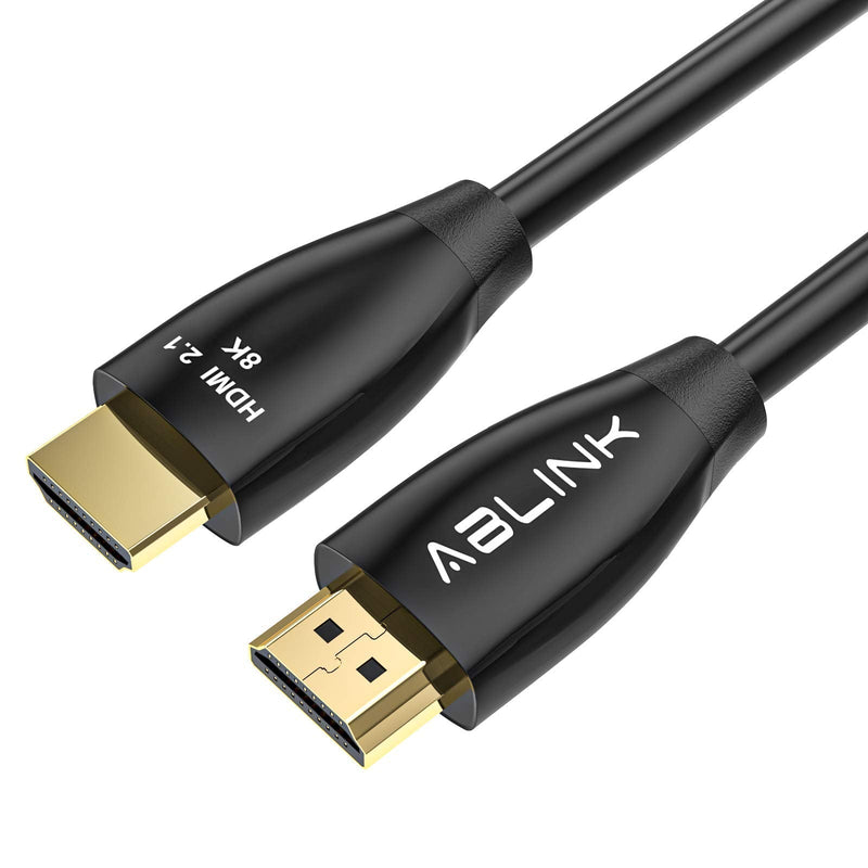8K HDMI Cable 6ft, Certified Ultra High Speed HDMI Cable 2.1 48Gbps 8K 60Hz 4K 120Hz Support eARC HDR Compatible with Apple TV Roku QLED Sony LG Nintendo PS5 Xbox One Copper HDMI 2.1 cable 6ft 8K