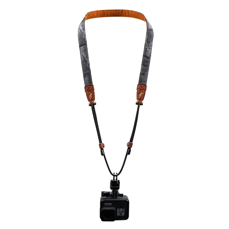 RapiLock Leash Quick Release Neck Strap (Black) for GoPro Hero 9 8 7 6 5 4 3+ 3 2 1 Mounting Way Devices Such as Sony/Gamin/SJ4000/DJI/osmo Pocket. Includes 1 Adapter, 1 Buckle (Black), and 1 Strap. Black