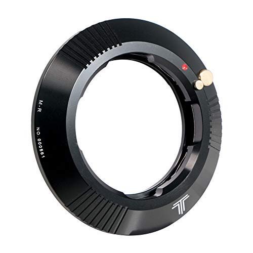 TTArtisan Lens Adapter/Converter Ring for Leica M Mount Lens to Canon EOS R Mount Camera Body Black