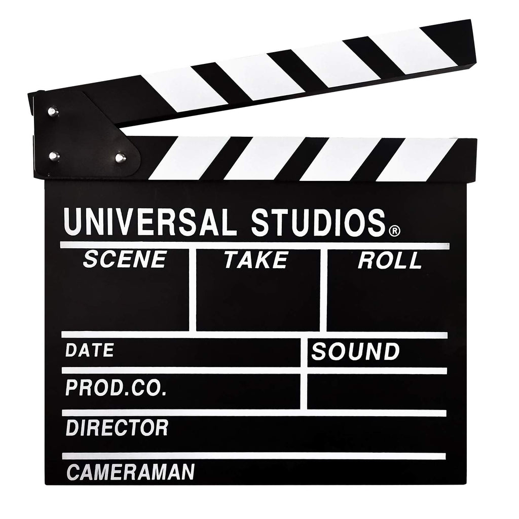 Hamnor Professional Movie Film Clap Board Large 12"x11" International Standard Hollywood Movie Clapboard