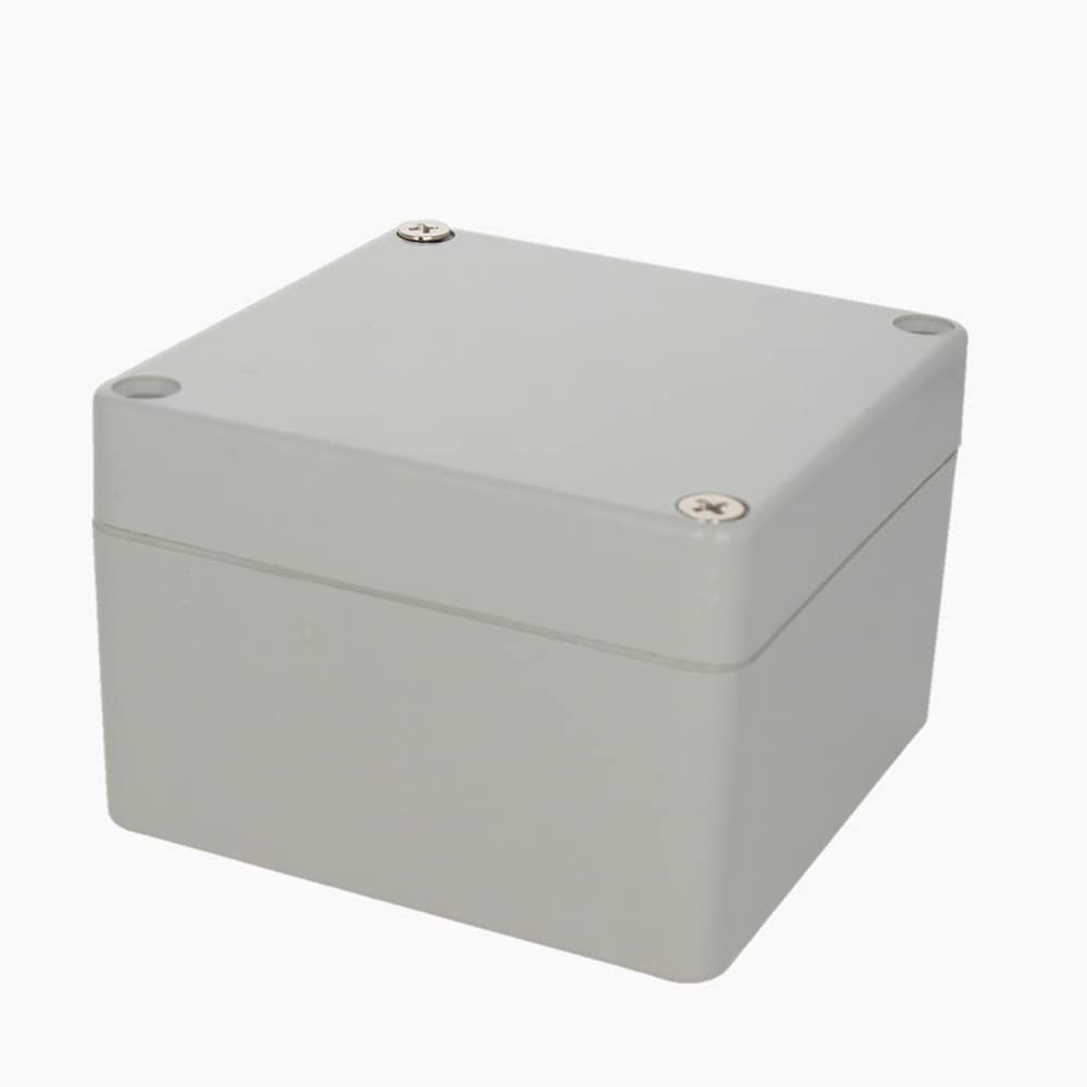 Heyiarbeit ABS Plastic Dustproof Waterproof IP67 Junction Box Universal Electrical Project Enclosure 3.27" x 3.19" x 2.20" 83x81x56mm