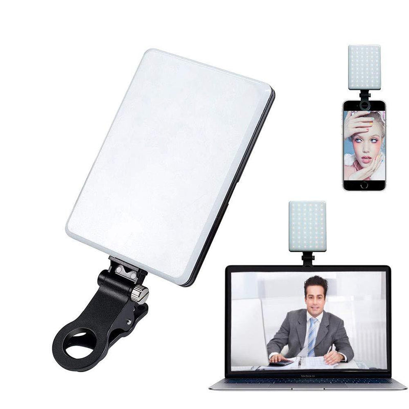Video conferencing Lighting Kit, Lights for Monitor Clips, Remote Work, Zoom Call Lighting, self-Broadcast and Live, Distance Learning, Computer Laptop Video conferencing Square