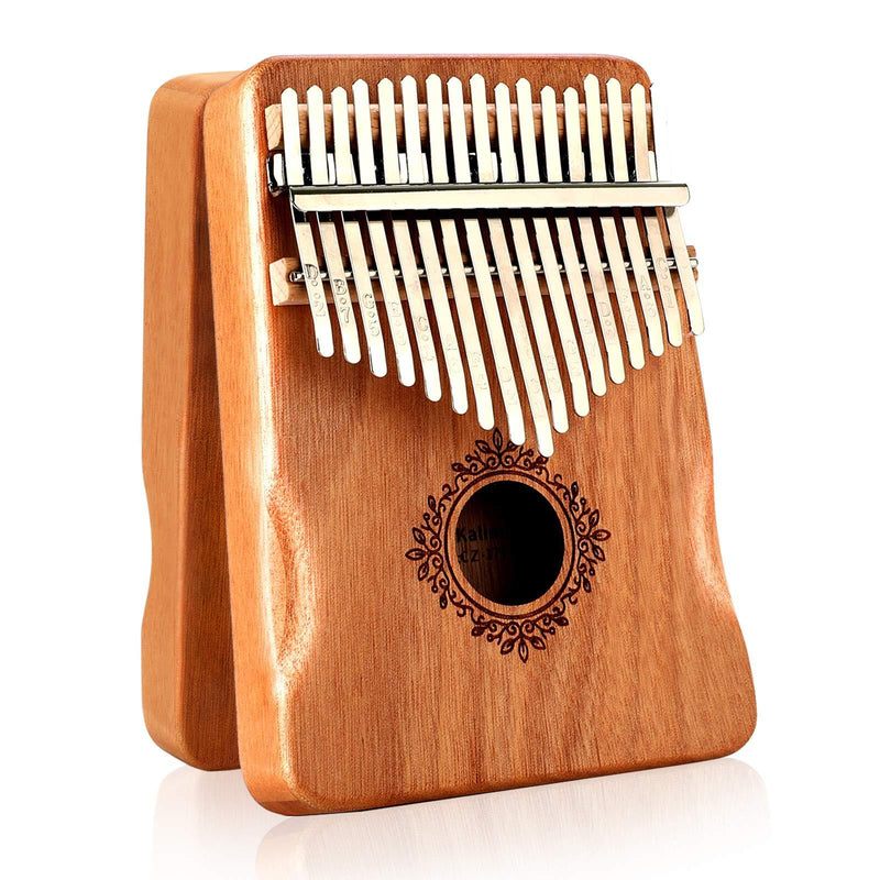 Kalimba Thumb Piano 17 Keys,Kalimba MISIFU Finger Piano Instrument with Mahogany Wood,Kalimba with Waterproof Protective Box,Tune Hammer and Study Instruction for Kids Adult Beginners(2021 New Design)