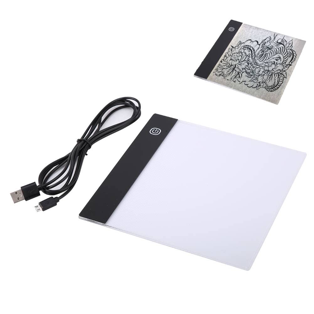 A4 Tracing LED Copy Board Light Box Portable Adjustable USB Powered Artists Trace Light Pad for Painting Sketching Animation