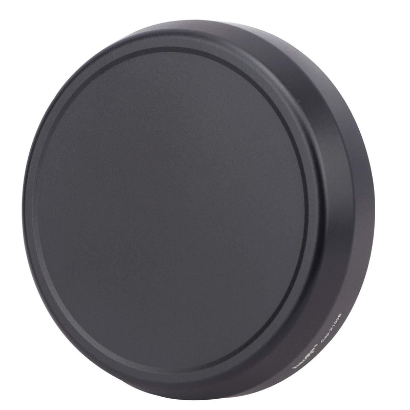 Haoge Cap-X100B Metal Lens Cap for Fujifilm Fuji X100F X100S X100T X100 X70 Camera Black