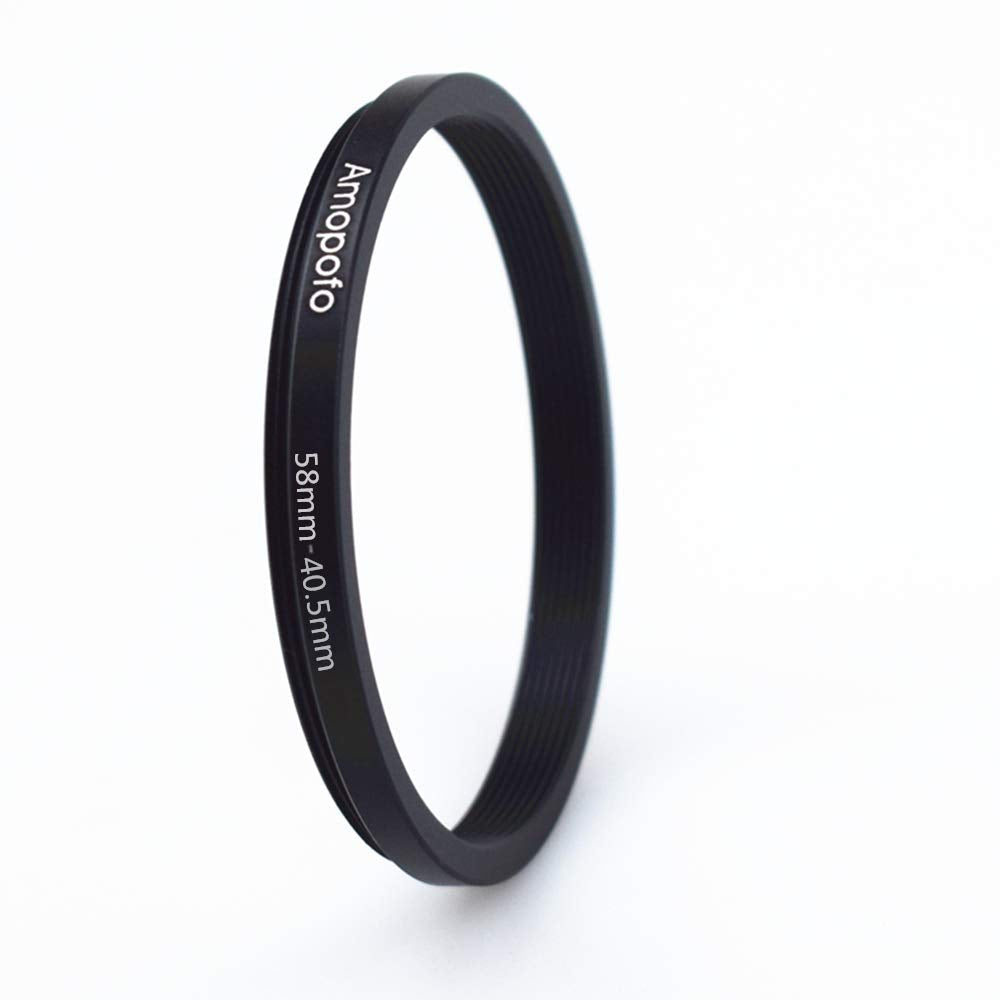 58mm to 40.5mm Camera Filters Ring Compatible All 58mm Camera Lenses to 40.5mm UV CPL Filter Accessory,58-40.5mm Camera Step-Down Ring 58mm to 40.5mm Step Down ring