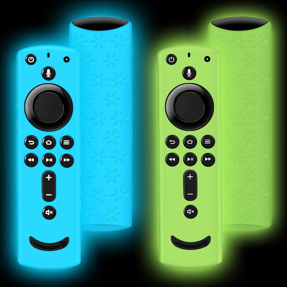 2 Pack for Fire Stick Remote Cover Case, for Fire Stick Remote 4K Case Compatible with 4K Firetv Stick, Remote Control Protection Silicone for Fire tv Remote Cover, Shockproof Firetv Remote Case