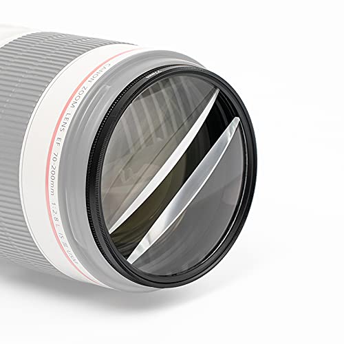 77mm Camera Filter Centerfield Split Diopter Filter, Keeps The Focus, Makes The Center Opening Focus on The Subject