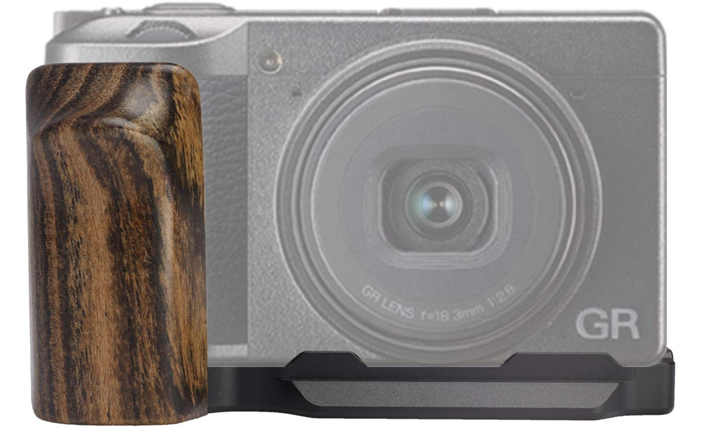 WEPOTO GR3-M Hand Grip Quick Release Plate L Bracket QR Plate Compatible with Ricoh GR III GR IIIx Camera -Aluminium Bocote