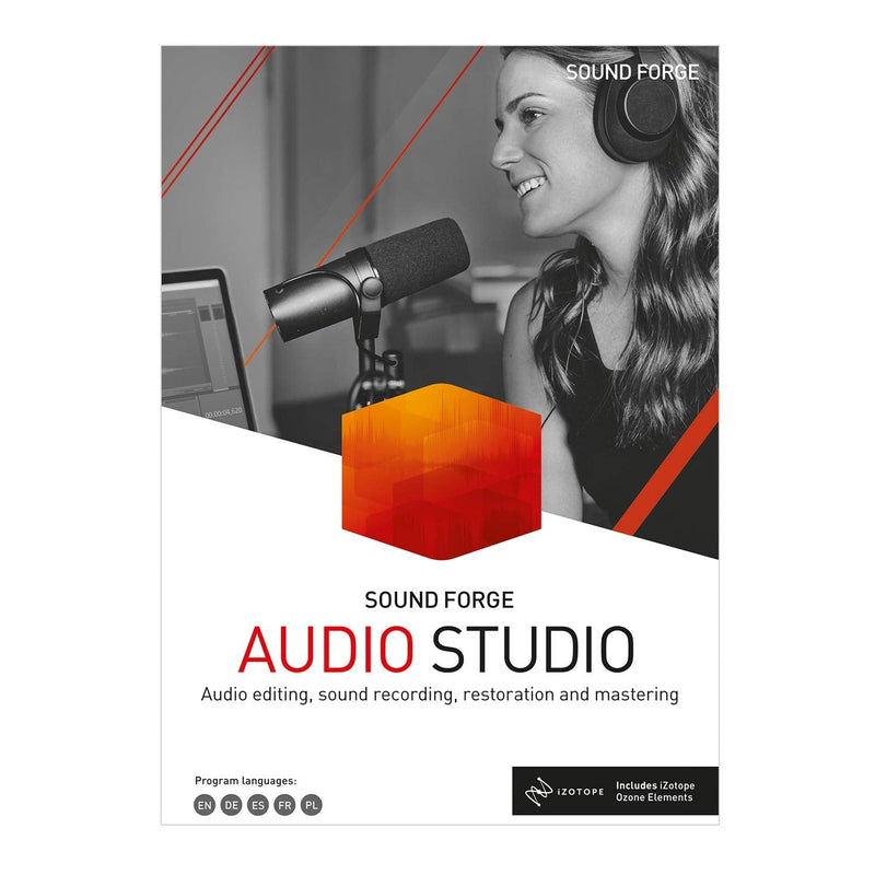 SOUND FORGE Audio Studio 15 Activation Code in Box
