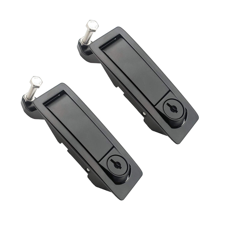 OWACH 2 Pack Compression Latches (AL-919-2L) Flush Lever Adjustable Grip Range 0.91"-1.81", Replace C2-33-25 (with Locking, Grip Range 0.91"-1.81") With locking, Grip Range 0.91"-1.81"
