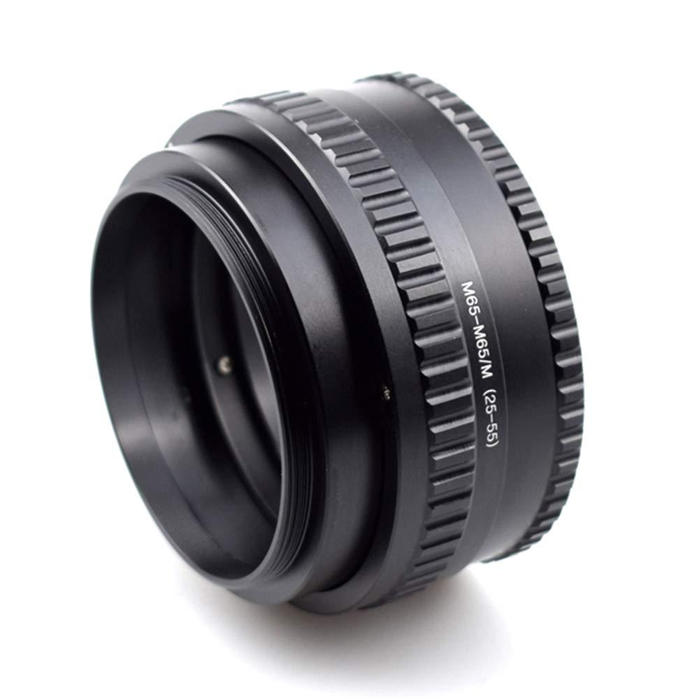 M65 to M65 25-55mm Adjustable Focusing Helicoid Adapter Macro Tube 25mm-55mm M65-M65(25mm-55mm)