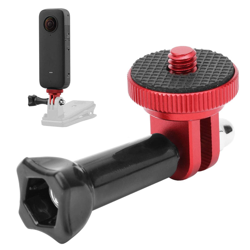 Goshyda Aluminum Alloy Camera Bracket Mount Adapter Extension Arm for Insta360 ONE X/X2 (red)
