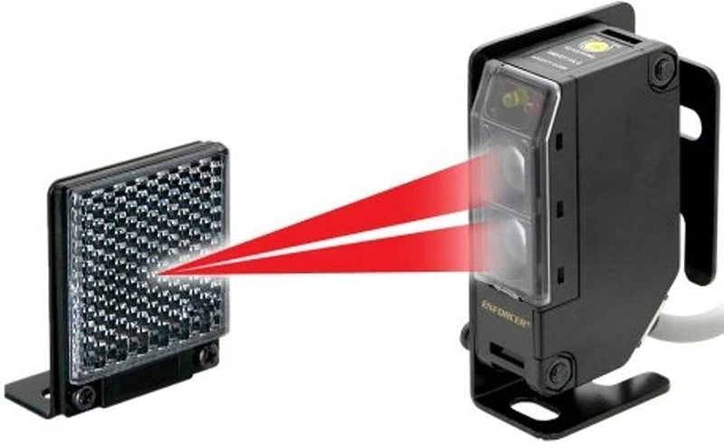 Seco-Larm E-931-S35RRQ NIR Reflective Photoelectric Sensor; For outdoors gates, garage doors, etc; Weatherproof (IP66) construction for indoor/outdoor usage; Adjustable sensing distance - Pack of 1