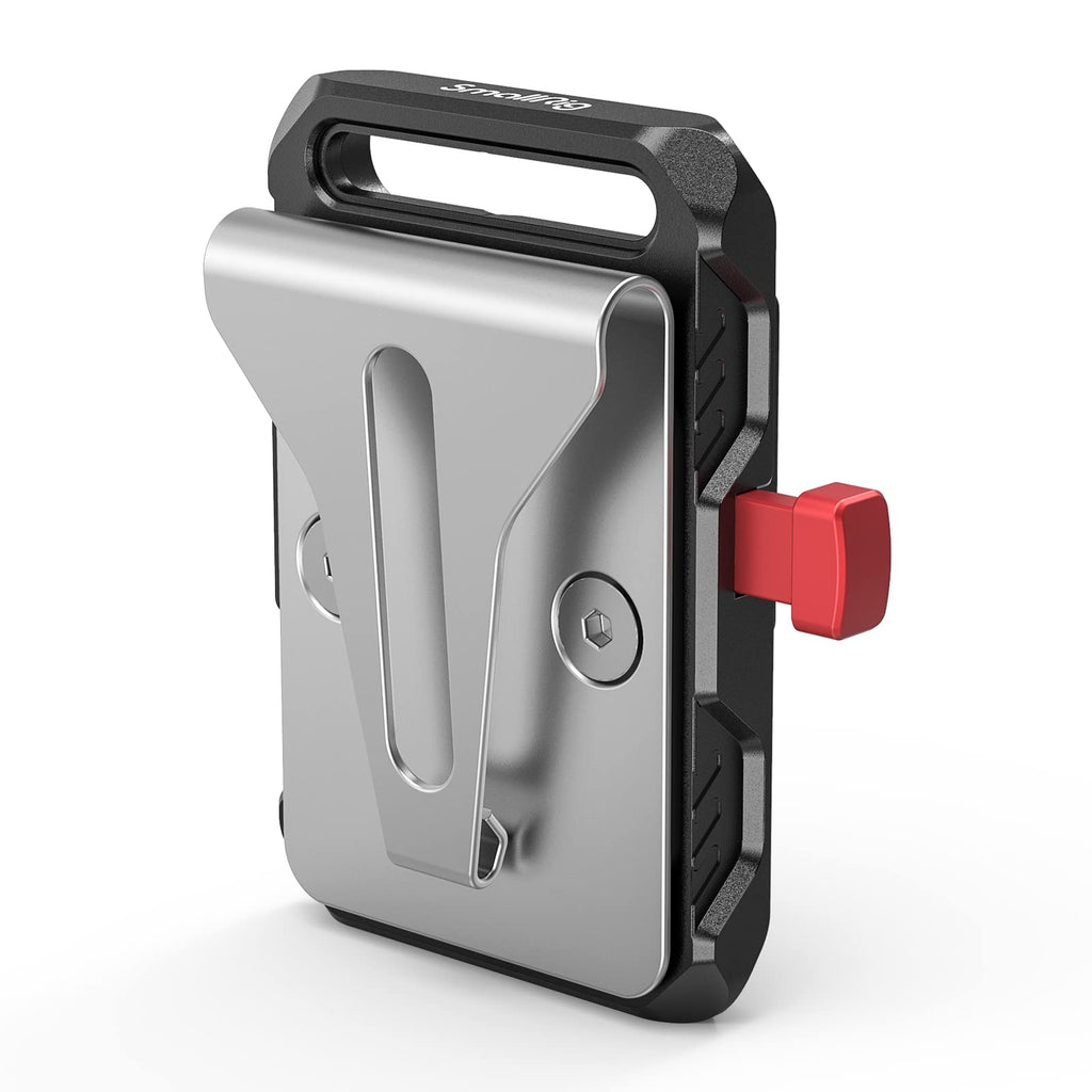 SMALLRIG Mini V-Lock Mount Battery Plate with Belt Clip - 2990