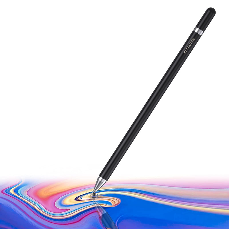 【High Sensitivity & Fine Point】 Stylus Pen for iPad【Drawing & Writing Friendly】【Universal Capacitive】 for Apple/iPhone/iPad/iPad Pro/Mini/Air/Android/Microsoft/Surface and Other Touch Screens Black