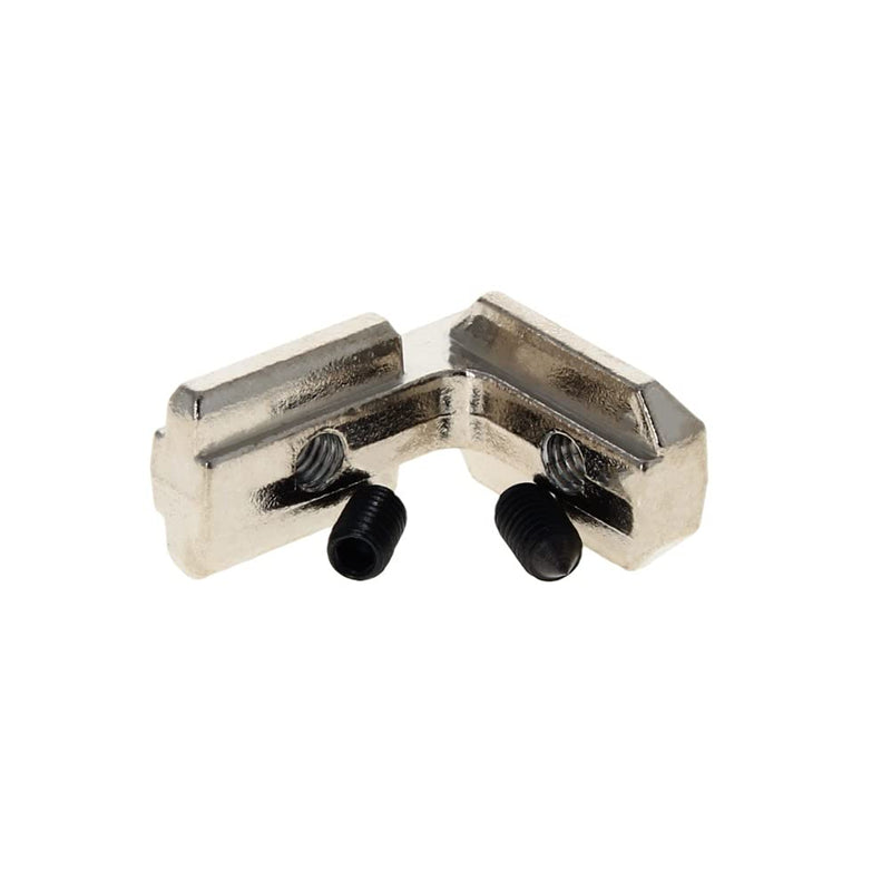 [AUSTRALIA] - Yinpecly Interior Joint Bracket 4040 Series 90 Degree Zinc Alloy Inside Corner Connector for 8mm Slot Aluminum Extrusion Profile with Screws Silver Tone 10pcs 