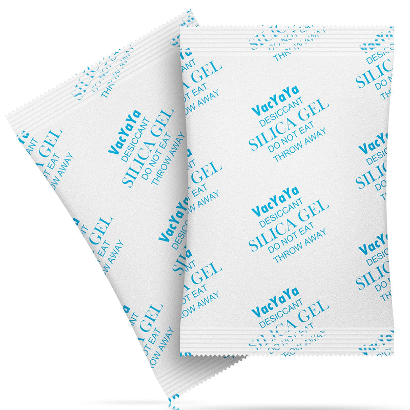 VacYaYa 20 Gram(30Packs) Food Grade Moisture Absorbers Silica Gel Packs Desiccant for Storage,Food Safe Dessicant Silica Gel Packets for Moisture Storage Control 20Gram(30Packets) 30