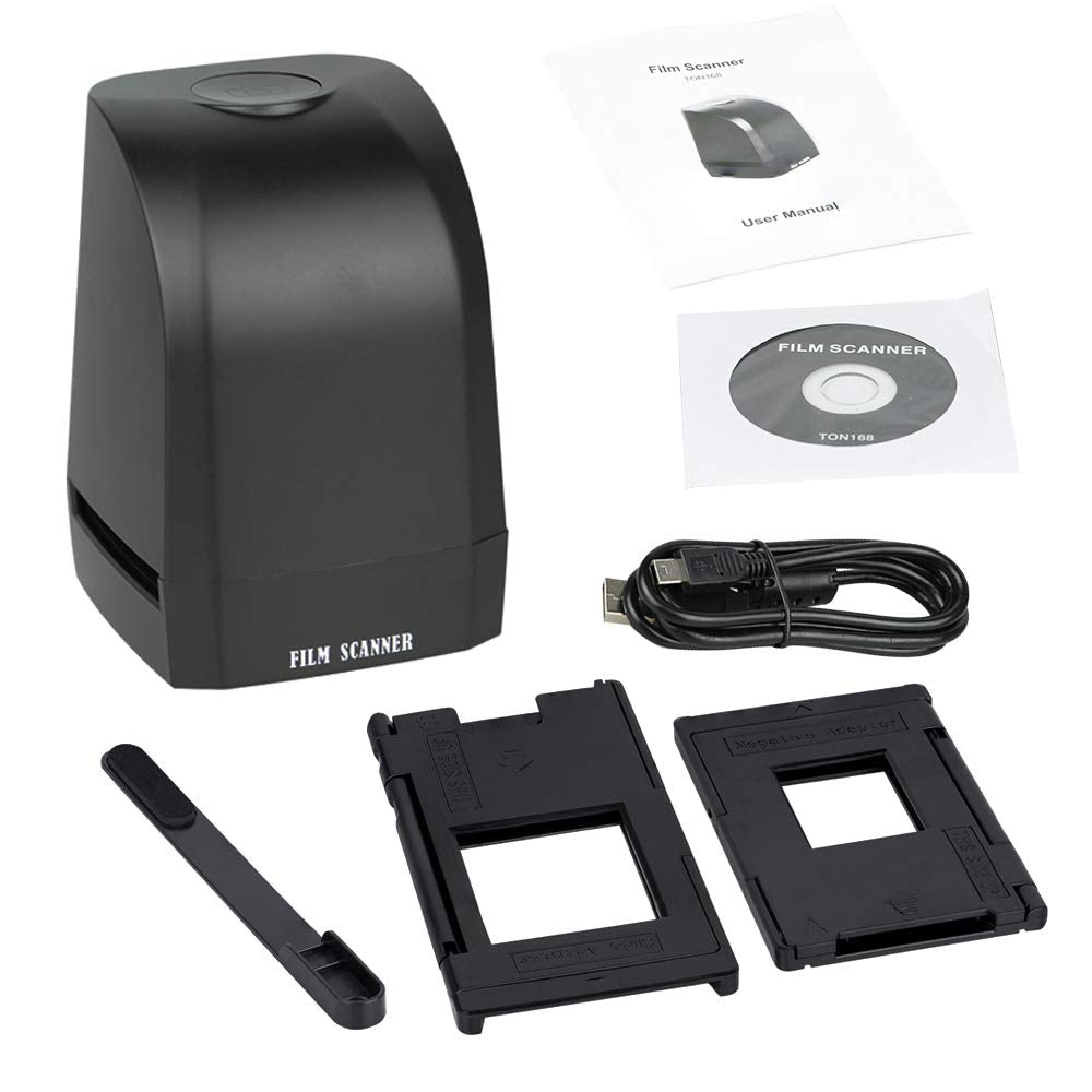 QUMOX Film Scanner with 8MP Converts 35mm Negatives and Slides