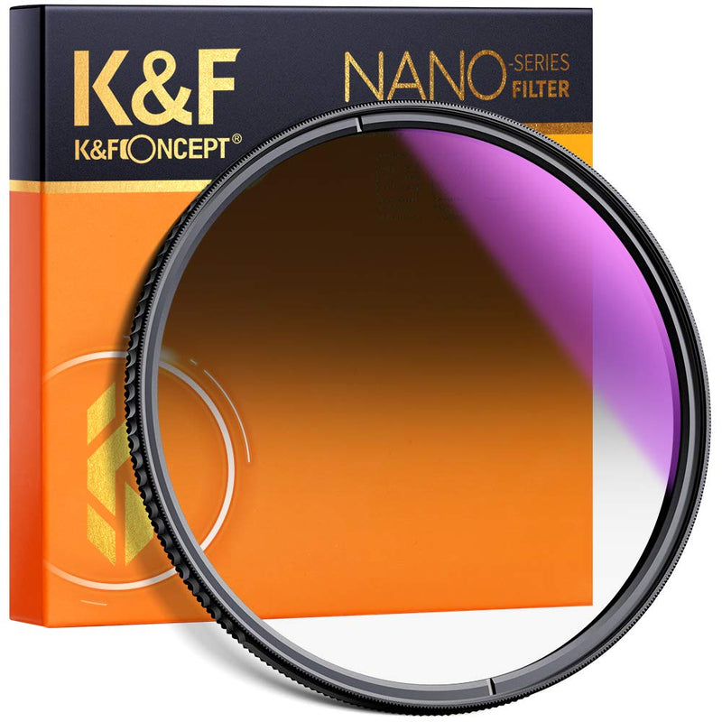 K&F Concept 67mm HD Soft GND8 Lens Filter, 3 Stop (0.9) Soft Graduated Neutral Density Filter with 28 Multi-Layer Coatings Waterproof/Scratch Resistant/Anti-reflectivity for Camera Lens
