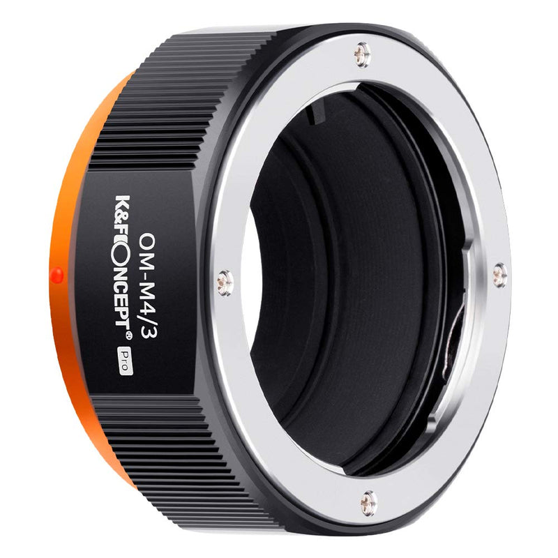 K&F Concept Lens Mount Adapter for Olympus OM Mount Lens to M4/3 MFT Olympus Pen and Panasonic Lumix Cameras OM-M4/3
