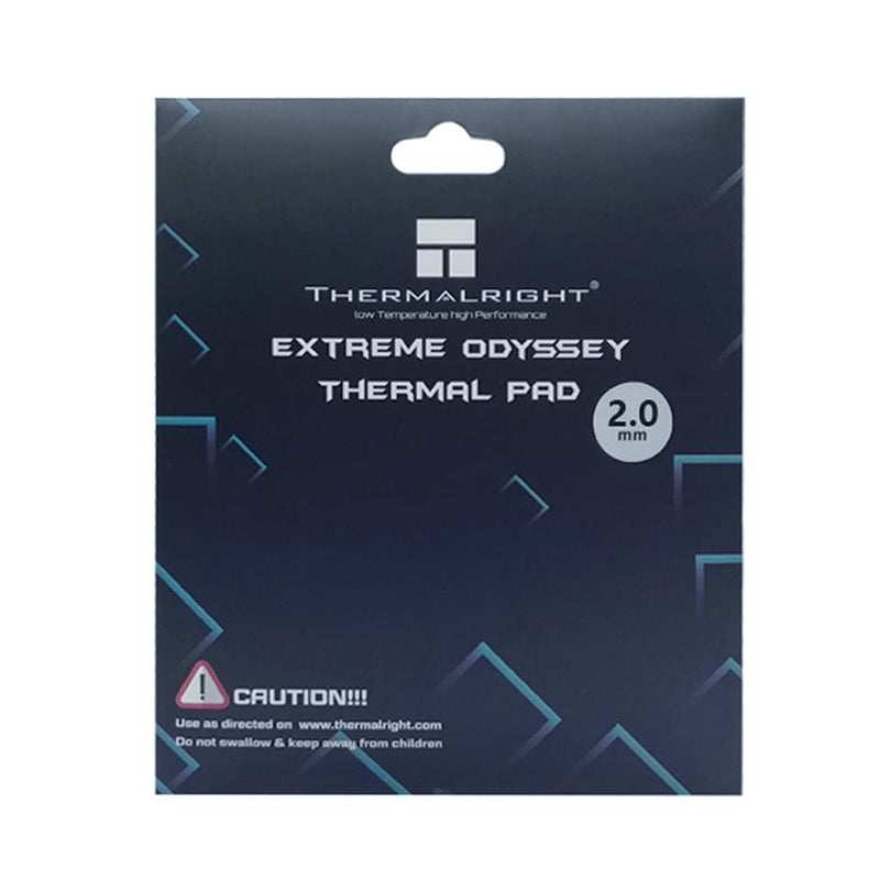 Thermalright Thermal Pad 12.8 W/mK, 120x120x2mm, Non Conductive Heat Resistance High Temperature Resistance, Silicone Thermal Pads for Laptop Heatsink/GPU/CPU/LED Cooler (2mm) 2mm