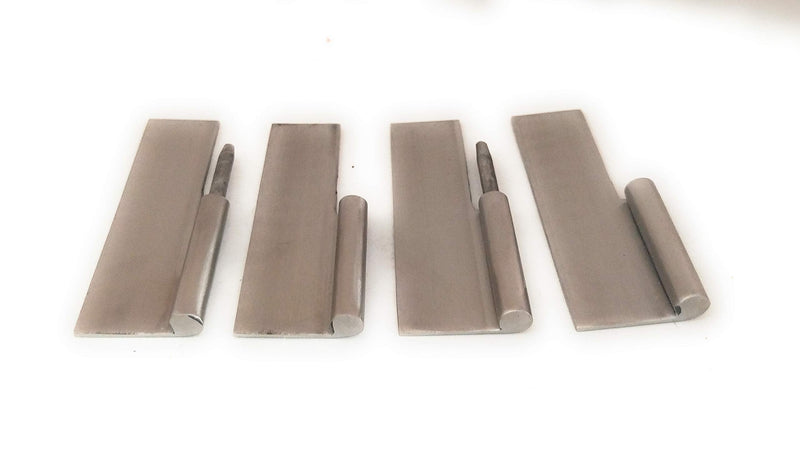 Ssiskcon 3 inch Weld on Hinge Lift Off Hinge Left Satin 32D Set of 2 Stainless Steel Hinges Pack 1