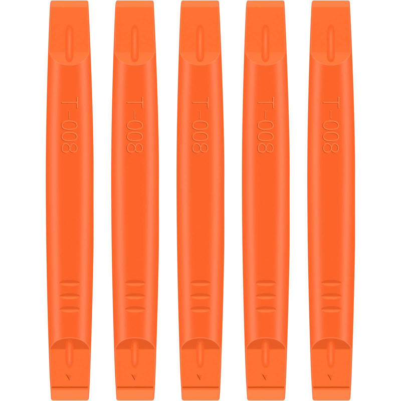 Urbanstrive Nylon Plastic Spudger Non-Marring Opening Tool Pry Bar for Open and Repair iPhone, Smartphones, Laptop, and Electronic Plastic Cases, 5-Pack (Orange) Orange