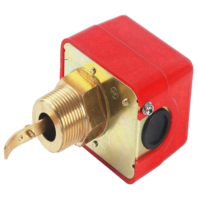 Water Flow Switch, PDT R3/4 Liquid Water Oil Sensor Control Automatic Paddle Type Flow Switch 15A 250V IP54, HFS-20 Target Flow Controller, Controls Flow in Pipes