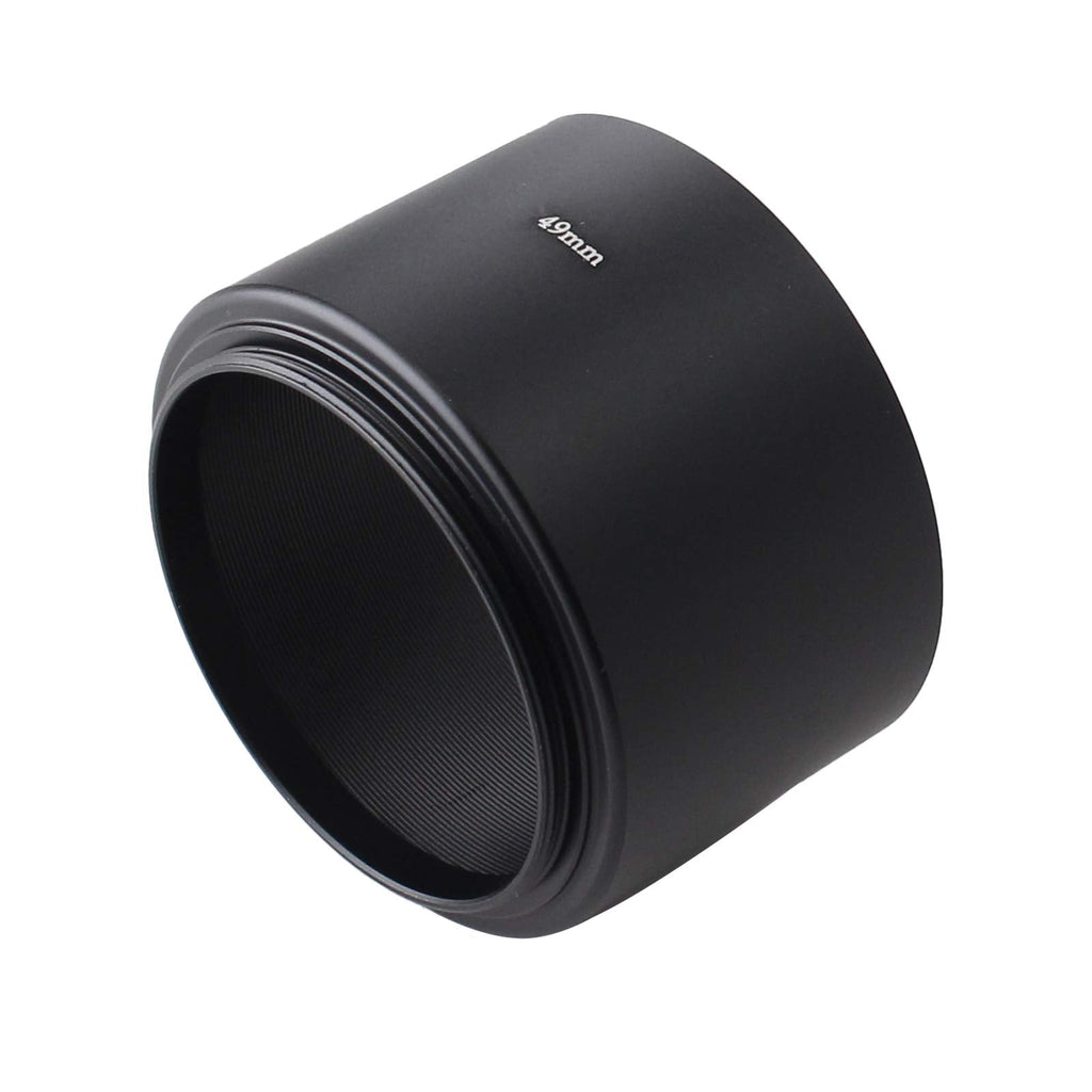 Mecion Lens Hood Shade, 49mm Universal Camera Aluminum Tubular Lens Hood