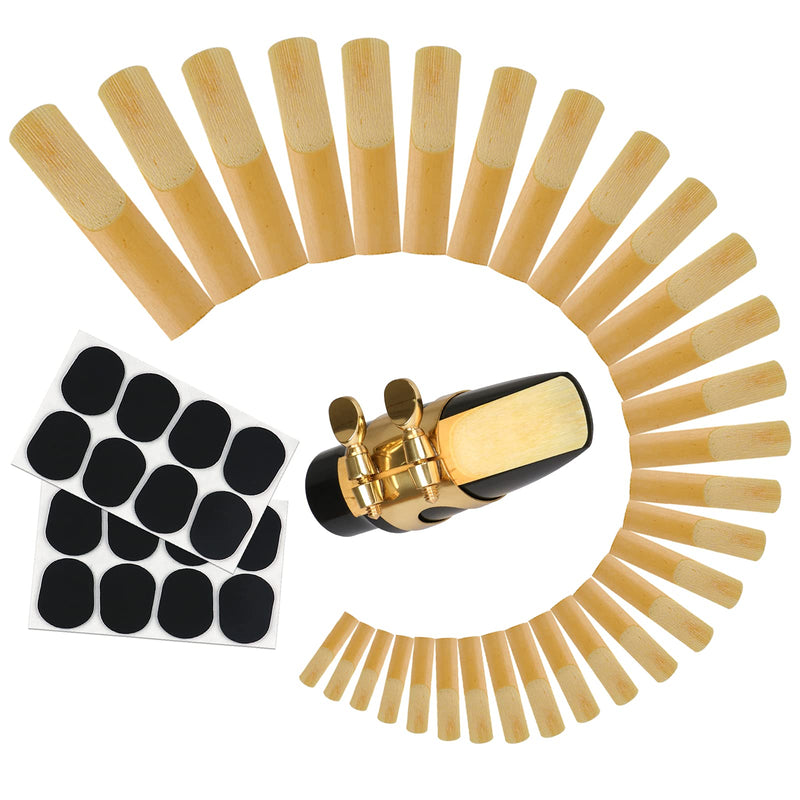 Yoklili 30 Pcs Alto Saxophone Reeds - Strength 2.5 - Bundle Pack