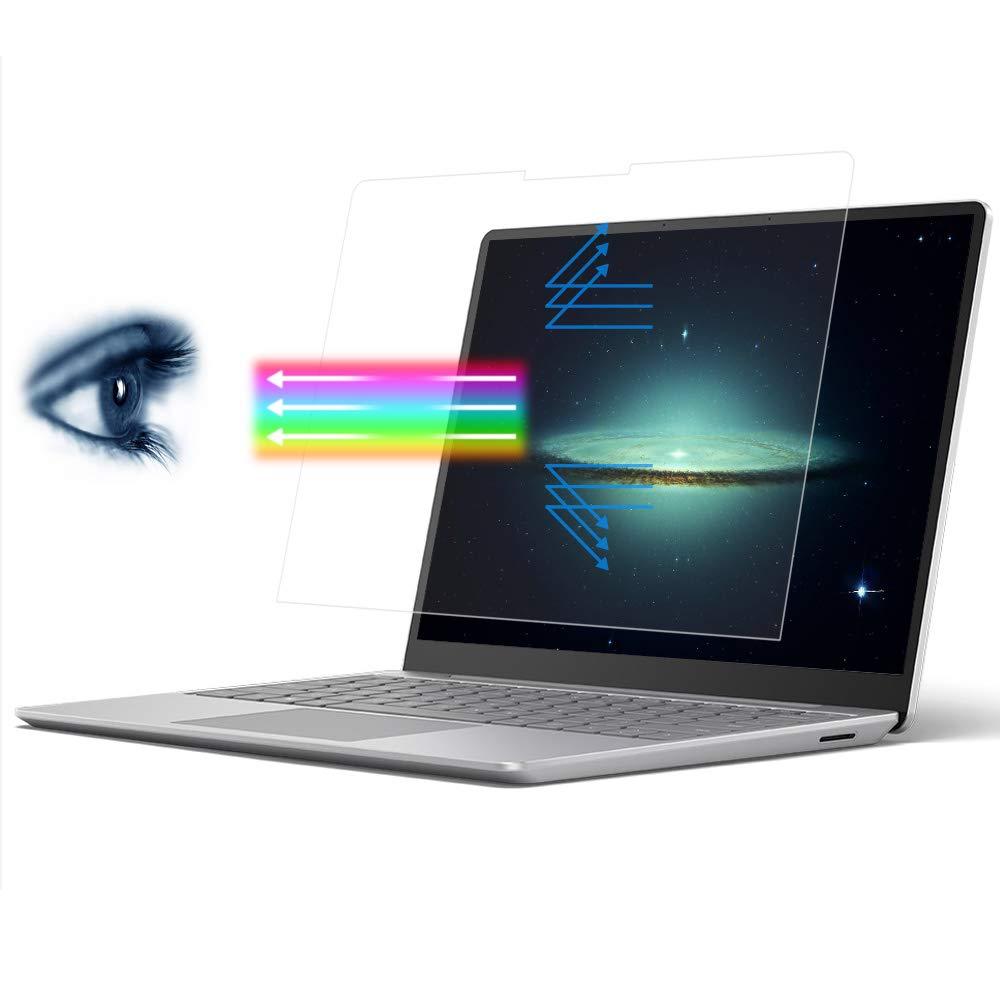 Anti-Blue Light Screen Protector for 12.4" Microsoft Surface Laptop Go 2020 Touchscreen Protective Skin Accessories Anti-Scratch/Anti-Fingerprint (Transparent)