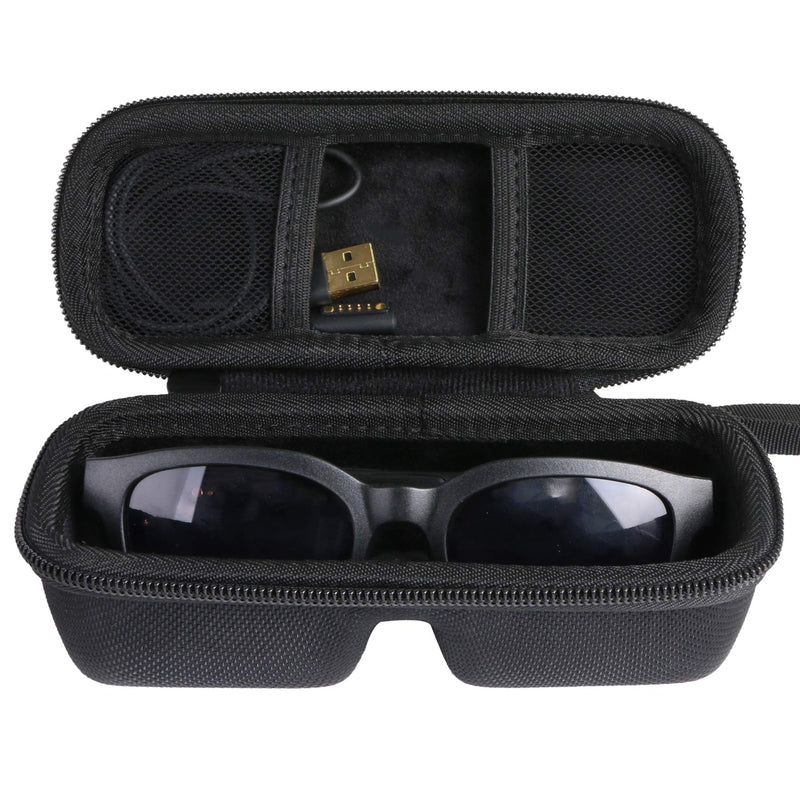 Aenllosi Storage Organizer Hard Case Compatible with Bose Frames Alto/Rondo/Tenor/Soprano Sunglasses (Black) Black
