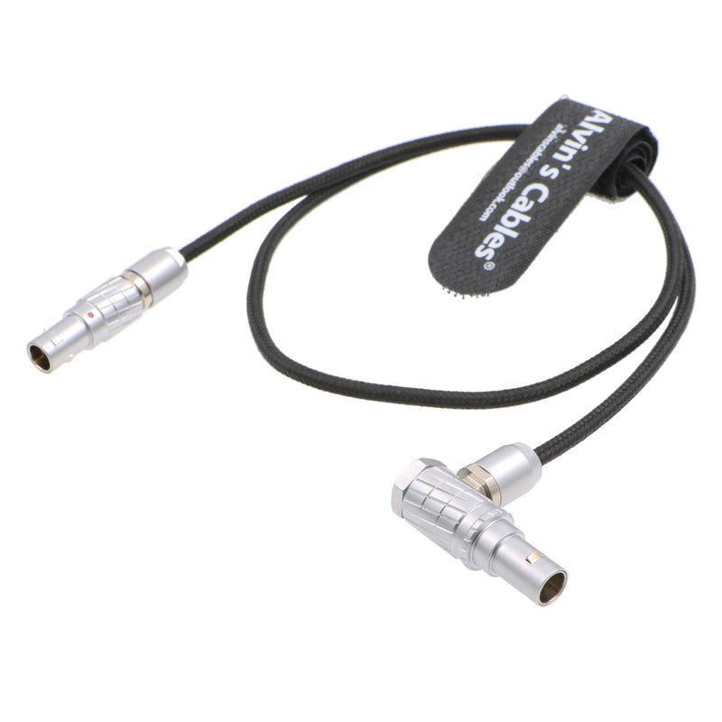 [AUSTRALIA] - Alvin's Cables Teradek Bond ARRI Alexa Camera Power Cable 2 Pin Male to 2 Pin Male Right Angle 19.7in 