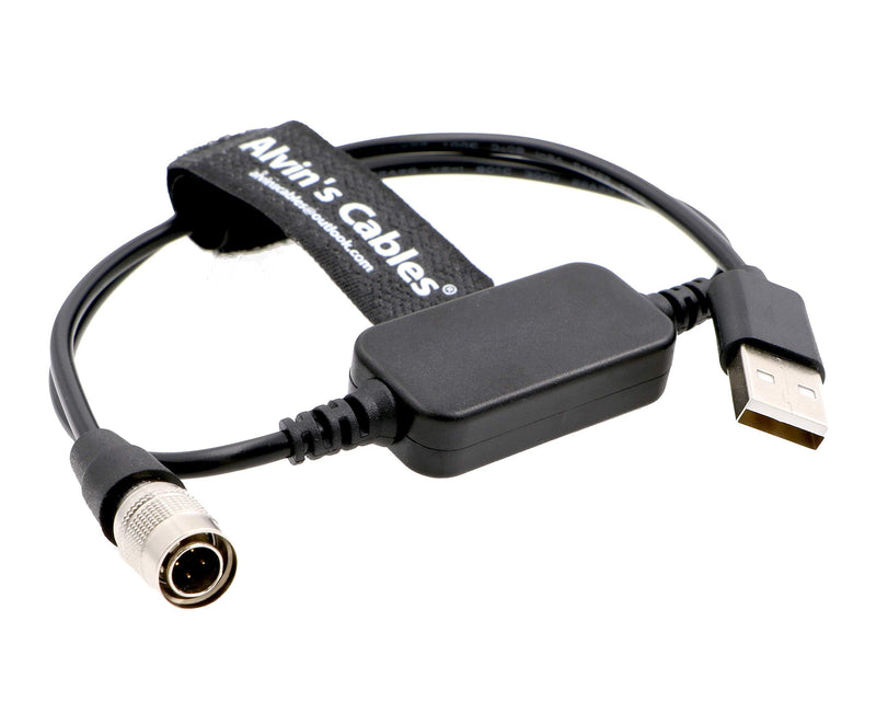5V to 12V Hirose-4-pin USB-Boost Power-Cable for Sound-Devices 688 633|Zoom F4 F8| Zaxcom Alvin's Cables