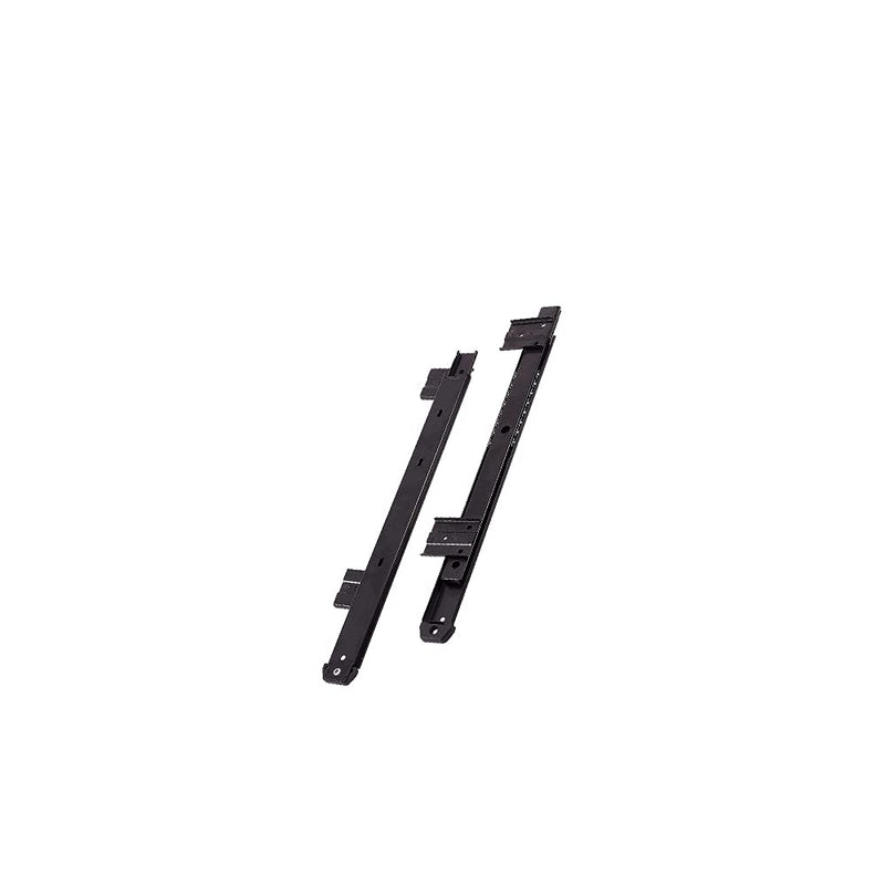 Juvielich 14" Drawer Slides, Side Mount 2 Fold Ball Drawer Slides, Solf Self Closing Drawer Rails, 100-LBS Weight Capacity Black 1 Pair