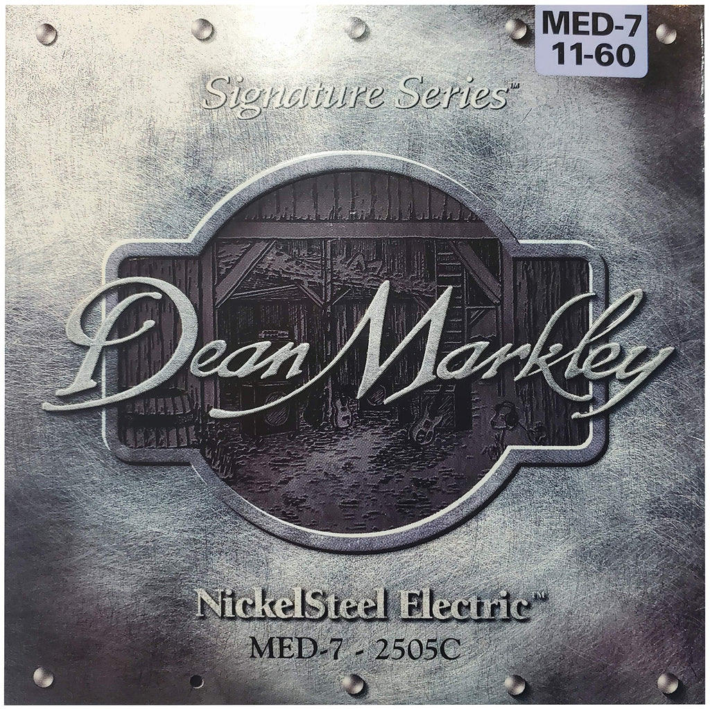 Dean Markley MED-7 2505C Medium NickelSteel Electric Guitar Strings (0.11-0.60) 7-Strings