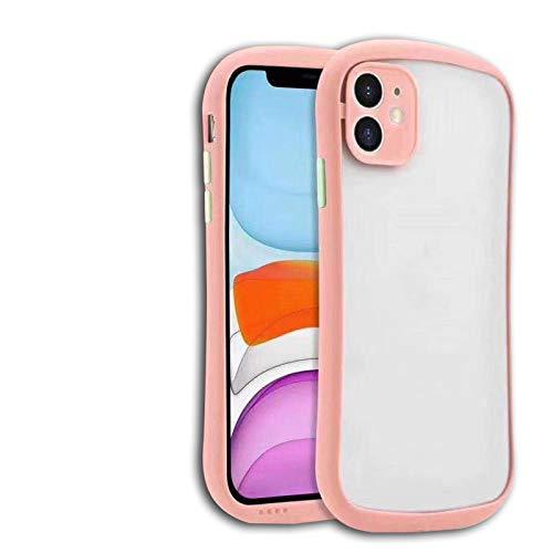 M&Edie Small Waist Design Mobile Phone case, Suitable for iPhone Series Classic Small Waist Skin Touch Fashion Color Contrast. (Sakura Pink, iPhone 12 Mini（5.4）) Sakura Pink iPhone 12 Mini（5.4）