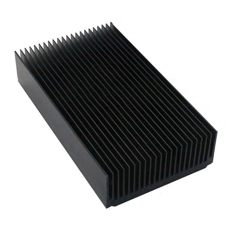 Easycargo 120mm Aluminum Heatsink Kit 120mm x 69mm x 27mm, Large Cooling Cooler Aluminum Heat Sink for Cooling Electronics Cases WiFi Router LED Module (120x69x27mm)