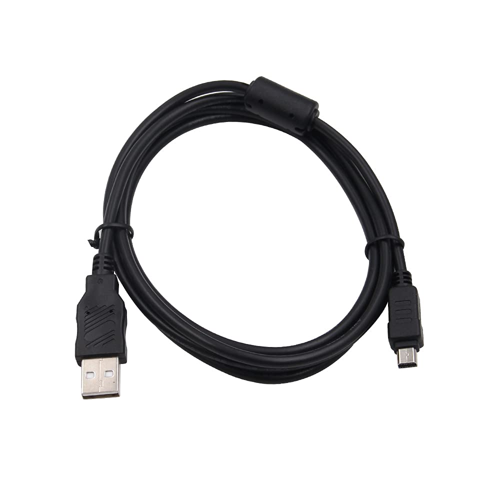 CB-USB5 USB Cable Replacement 12Pin CB-USB6/CB-USB8 Camera Transfer Data Sync Charging Cord Compatible with Olympus Digital Camera E330 E-410 E-510 E520 SZ-10 SZ-30 Olympus Tough TG-1 and More (4.9ft)