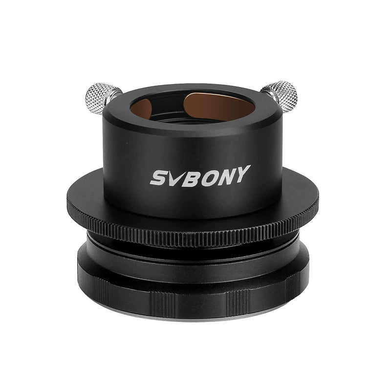 SVBONY SV149 Camera Lens Adapter, for Nikon AF Cameras to 1.25 inch Eyepiece M42 CCD Adapter, for Photography Guiding