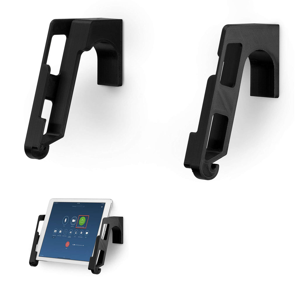 Universal Tablet Wall Mount Holder, No Screws, Easy to Install, Stick On, Strong VHB Adheasive, Works for iPads, iPhones, Android, Samsung, Surface & More.